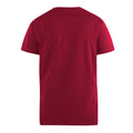 Red - Side - D555 Mens Signature 2 King Size Cotton V Neck T-Shirt