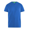 Blue - Front - D555 Mens Signature 2 King Size Cotton V Neck T-Shirt