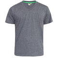 Charcoal Melange - Front - Duke Mens D555 Signature Kingsize T-Shirt