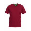 Red - Front - D555 Mens Signature 2 King Size Cotton V Neck T-Shirt