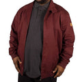Burgundy - Side - Duke Mens D555 Windsor Kingsize Jacket