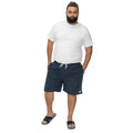 Navy - Side - Duke Mens D555 Yarrow Kingsize Swim Shorts