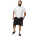 Black - Side - Duke Mens D555 Yarrow Kingsize Swim Shorts