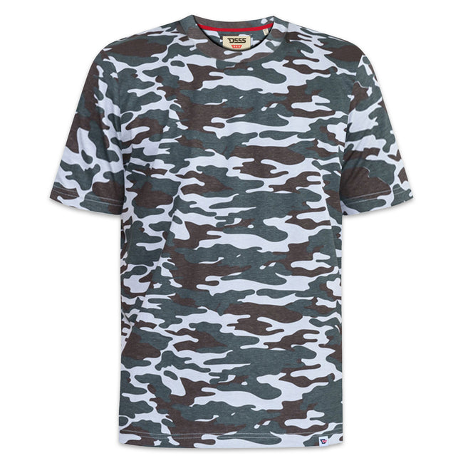 Storm - Front - Duke Mens D555 Gaston Camouflage Kingsize T-Shirt