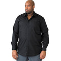 Black - Lifestyle - Duke Mens D555 Corbin Kingsize Long-Sleeved Shirt