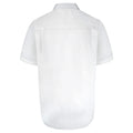 White - Back - Duke Mens D555 Delmar Kingsize Short-Sleeved Shirt