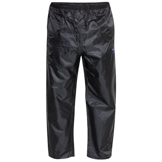 Black - Front - Duke Mens D555 Elba Packaway Kingsize Over Trousers