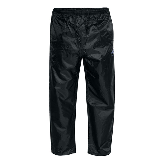 Black - Front - Duke Mens D555 Elba Packaway Kingsize Over Trousers