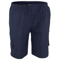 Navy - Front - Duke Mens D555 Nick Elasticated Waist Cargo Shorts