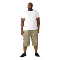 Sand - Side - Duke Mens D555 Mason Kingsize Cargo Shorts
