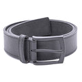 Black - Front - D555 Mens Ozzy Matte Leather Belt