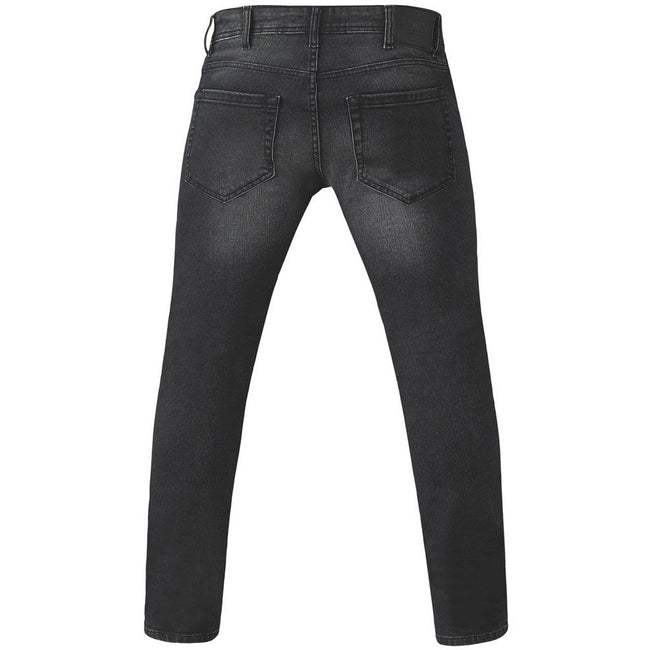 Grey - Back - Duke Mens D555 Benson Stretch Kingsize Jeans