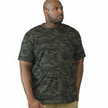 Jungle Camo - Back - Duke Mens D555 Gaston Camouflage Kingsize Short-Sleeved T-Shirt