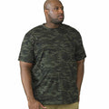 Jungle Camo - Back - D555 Mens Gaston Camouflage Short-Sleeved T-Shirt