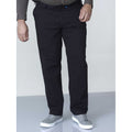 Black - Back - Duke Mens D555 Bruno Kingsize Chinos