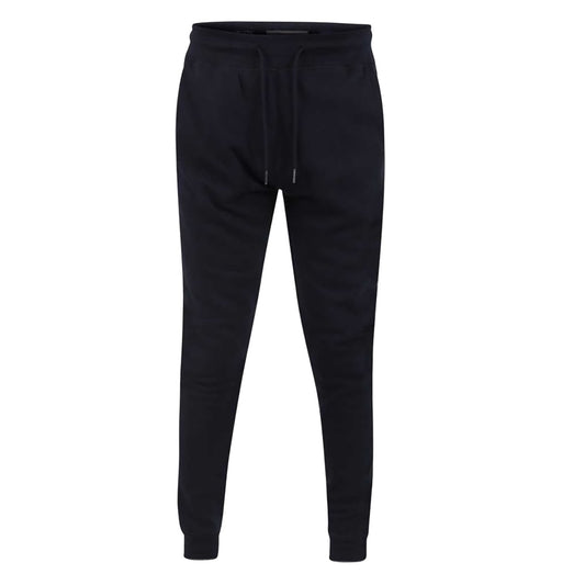 Navy - Front - Duke Mens D555 Brandon Cuffed Kingsize Jogging Bottoms