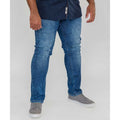 Blue - Lifestyle - Duke Mens D555 Taurus Denim 1959 Stretch Kingsize Jeans