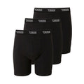 Black - Front - Duke Mens D555 Driver 2 Boxer Shorts (Pack Of 3)