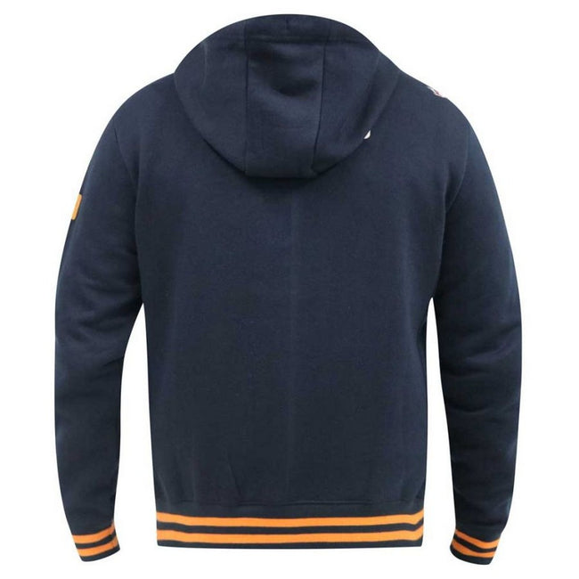 Navy - Back - Duke Mens D555 Flanders Kingsize Full Zip Hoodie