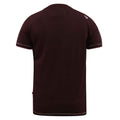 Burgundy - Back - D555 Mens Redbourn Lightening Guitar T-Shirt