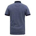 Navy - Back - D555 Mens Oxley Fine Stripe Polo Shirt