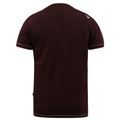Burgundy - Back - Duke Mens D555 Redbourn Lightning Guitar Kingsize T-Shirt