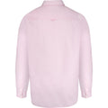 Pink - Back - D555 Mens Richard Oxford Kingsize Long-Sleeved Shirt