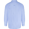 Sky Blue - Back - D555 Mens Richard Oxford Kingsize Long-Sleeved Shirt
