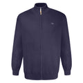Navy - Front - Duke Mens D555 Franco 2 Knitted Full Zip Kingsize Sweatshirt