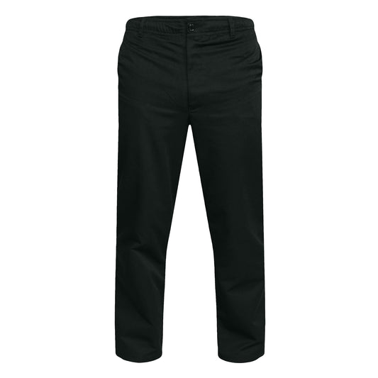 Black - Front - Duke Mens D555 Basilio Elasticated Waist Trousers