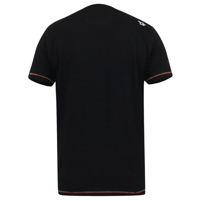 Washed Black - Back - Duke Mens D555 Lorne Motorbike Crew Neck Kingsize T-Shirt