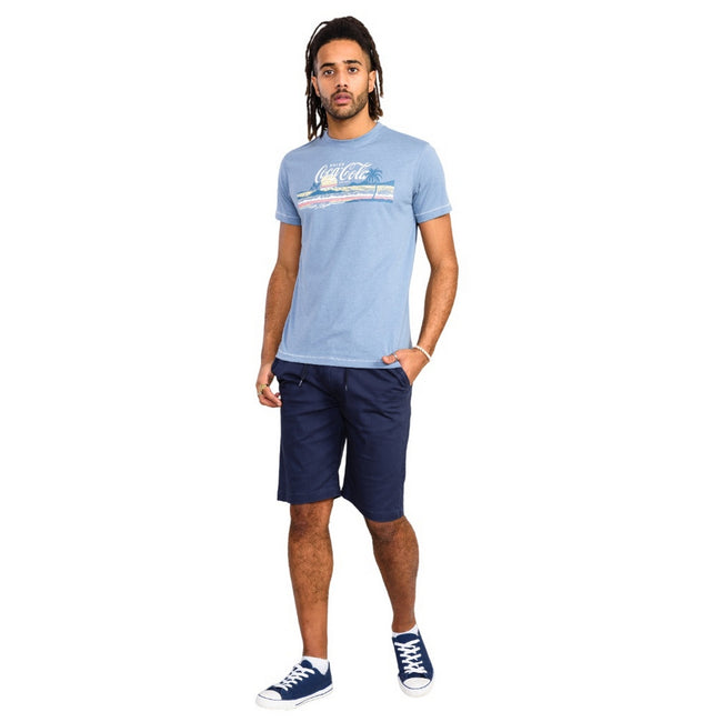 Denim Marl - Side - Duke Mens D555 Norfolk Coca Cola Kingsize T-Shirt