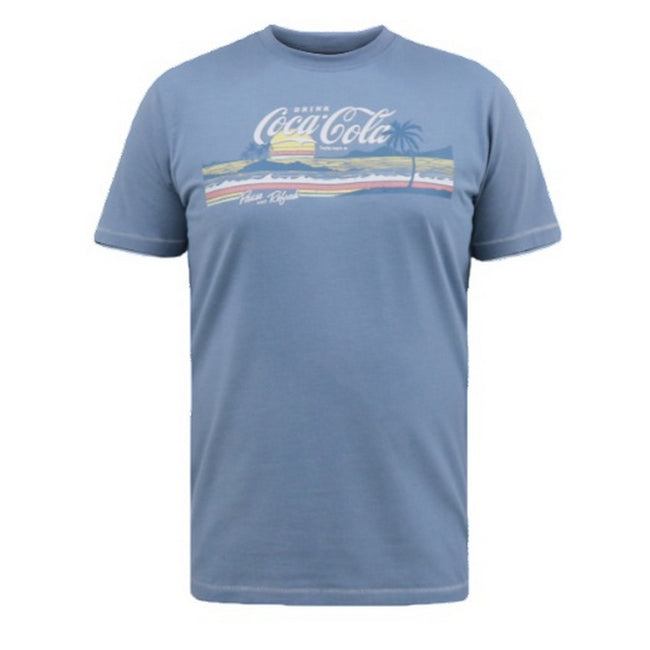 Denim Marl - Front - Duke Mens D555 Norfolk Coca Cola Kingsize T-Shirt