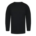 Black - Back - Duke Mens D555 Exeter Thermal Kingsize Long-Sleeved T-Shirt
