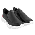Black - Front - Duke Mens D555 Carlisle 1 Slip-on Wide Shoes