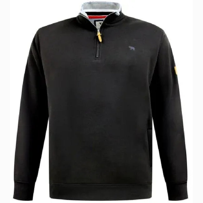Black - Front - Duke Mens Russel D555 Embroidered Logo Kingsize Fleece