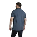 Blue - Back - Duke Mens D555 Redditch Pique Kingsize Polo Shirt