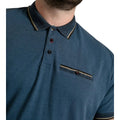 Blue - Side - Duke Mens D555 Redditch Pique Kingsize Polo Shirt