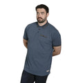 Blue - Lifestyle - Duke Mens D555 Redditch Pique Kingsize Polo Shirt