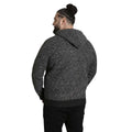 Black - Back - Duke Mens D555 Fareham Sherpa Lined Kingsize Full Zip Hoodie