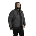 Black - Lifestyle - Duke Mens D555 Fareham Sherpa Lined Kingsize Full Zip Hoodie