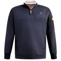 Navy - Front - Duke Mens D555 Russel Quarter Zip Kingsize Fleece Top