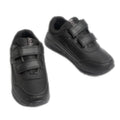 Black - Pack Shot - Dek Boys Felix Touch Fastening Trainers