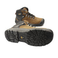 Dark Brown - Lifestyle - Grafters Mens Super Wide EEEE Fitting Safety Boots