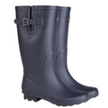 Navy-Red - Back - Stormwells Womens-Ladies Plain Wellington Boots