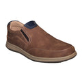 Tan - Front - Scimitar Mens Twin Gusset Casual Shoe