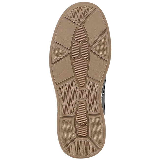 Navy - Pack Shot - Scimitar Mens Touch Fastening Casual Shoe