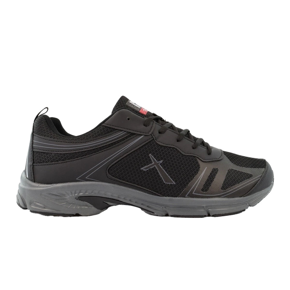 Black - Side - Dek Mens Jensen Superlight Lace Up Trainers