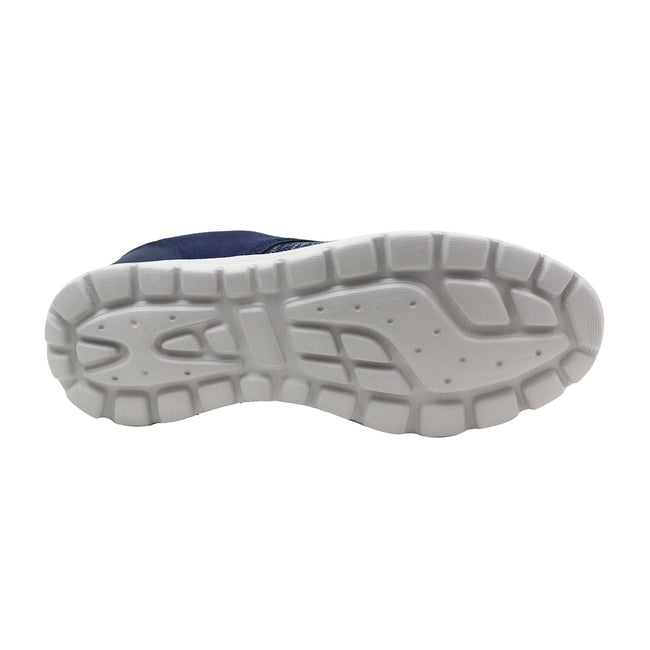 Navy - Close up - Dek Mens Memory Foam Trainers