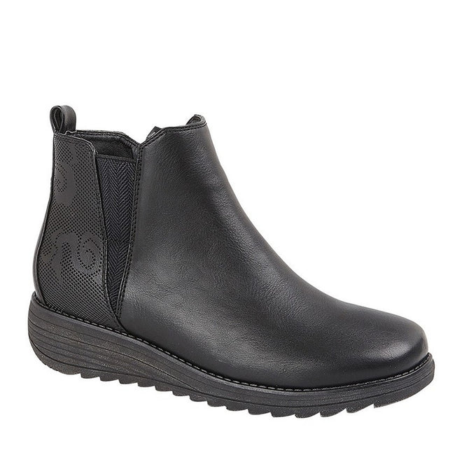 Black - Front - Cipriata Womens-Ladies Debora Ankle Boots